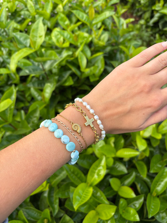 Seabright Larimar Bracelet