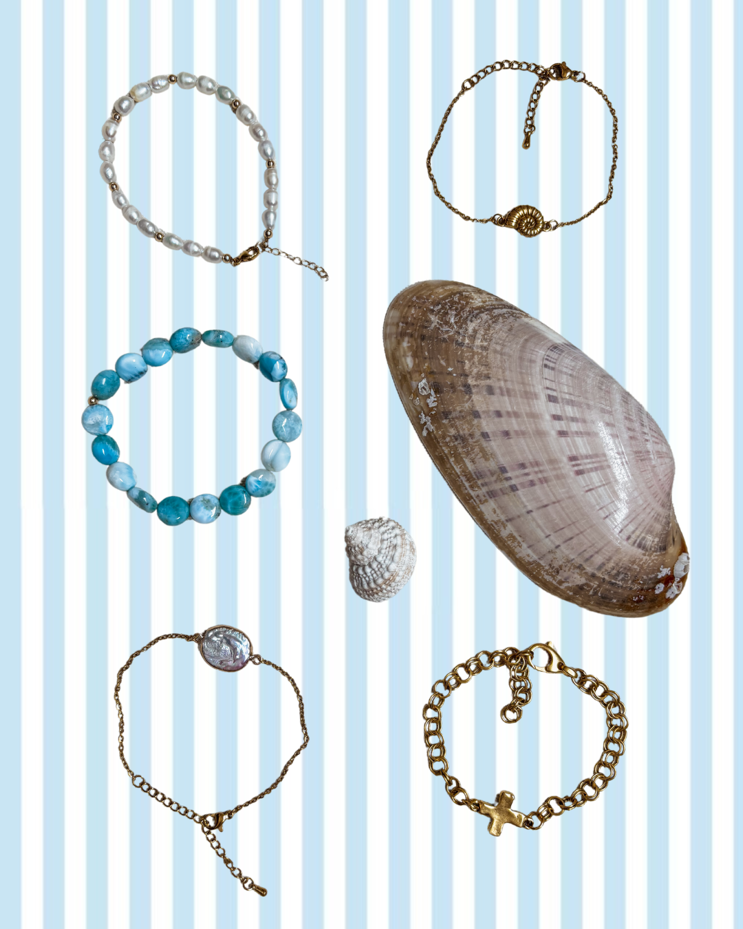 Drifted Gold Pearl Bracelet