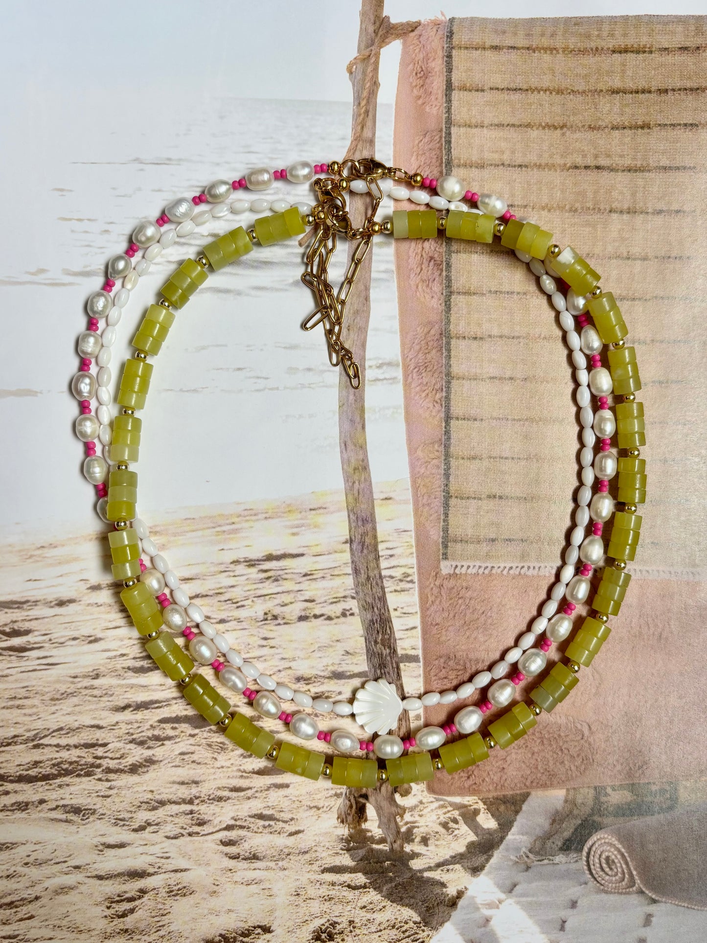 Matcha Splash Necklace