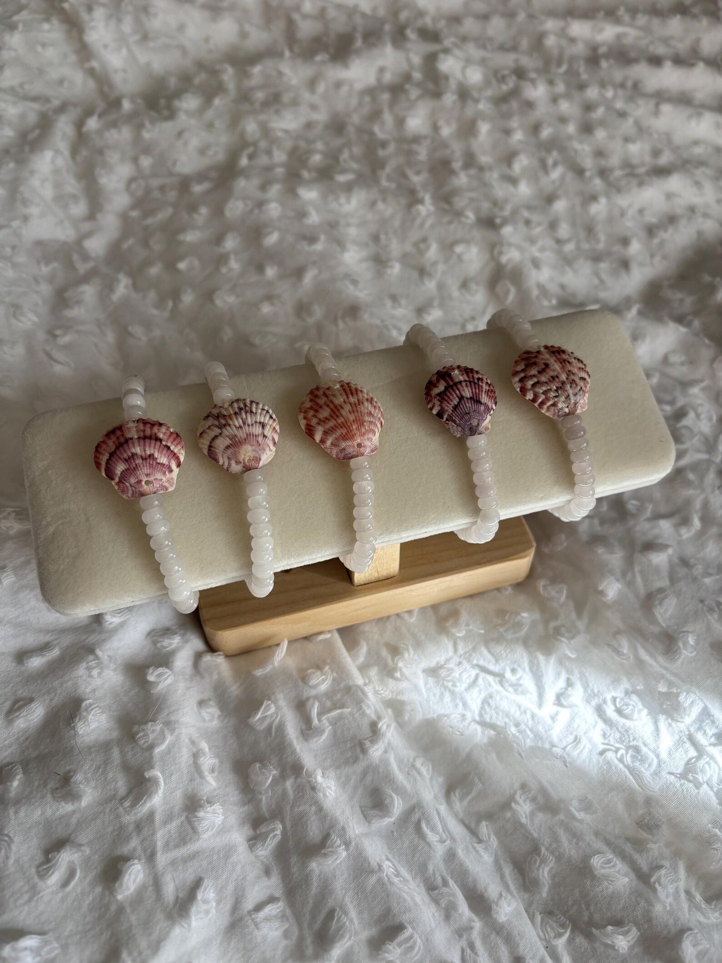 Marina Beaded Shell Bracelet