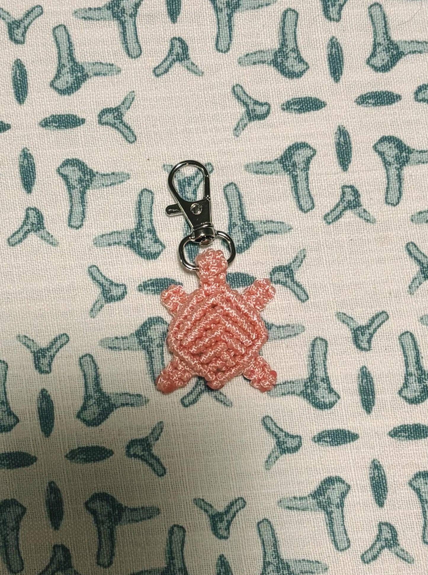 Tortuga Macramé Keychain