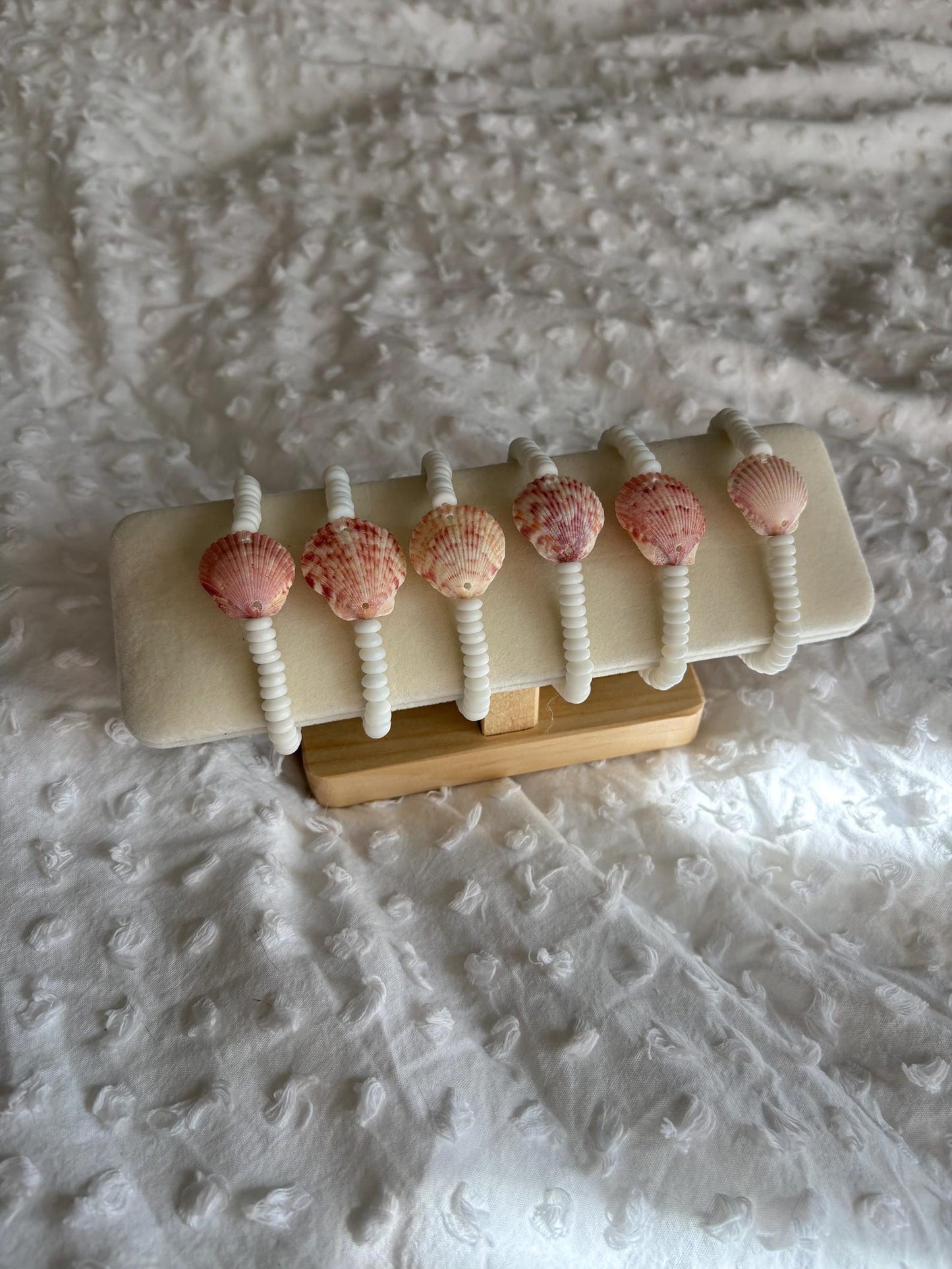 Jenna Beaded Shell Bracelet