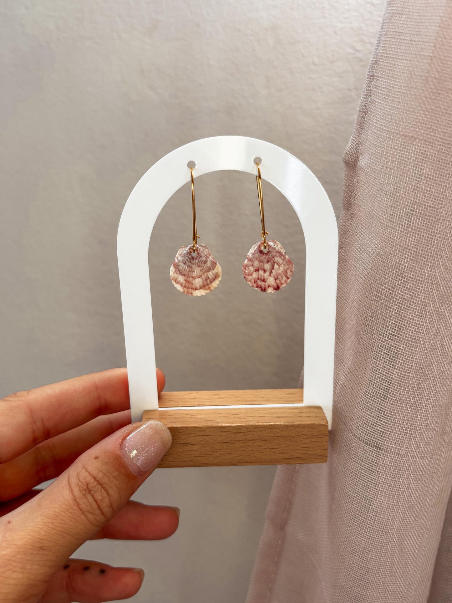 Hali Shell Drop Earrings