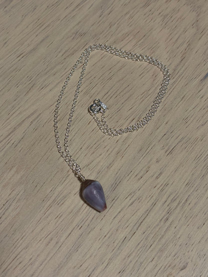 Purple Cone Shell Necklace