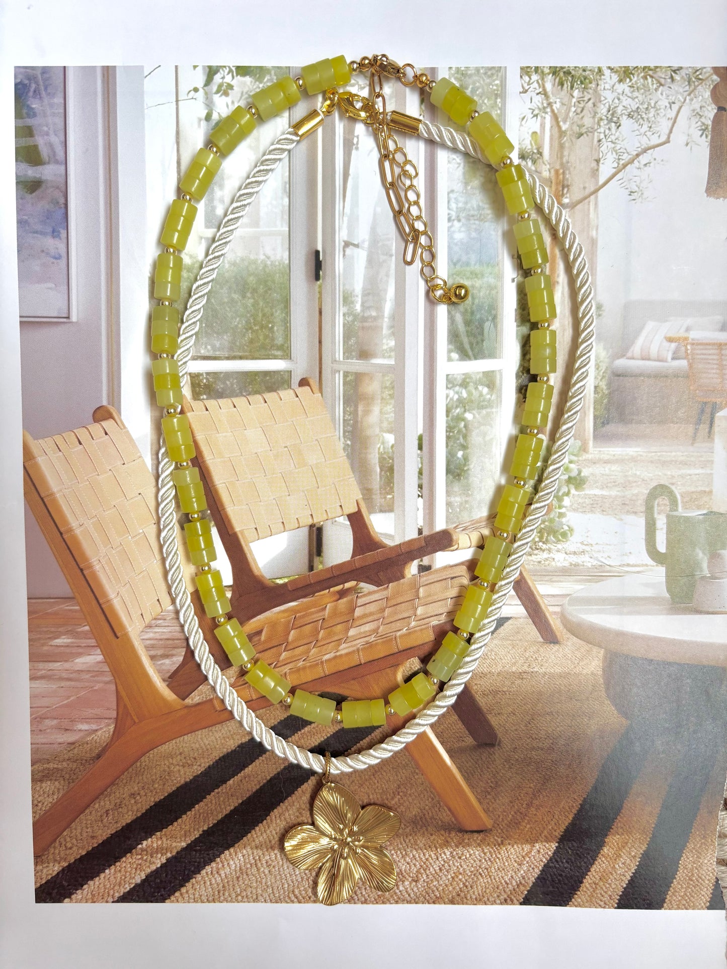 Hibiscus Halo Necklace